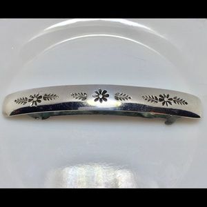 Sterling Silver Hair Clip/Barrette